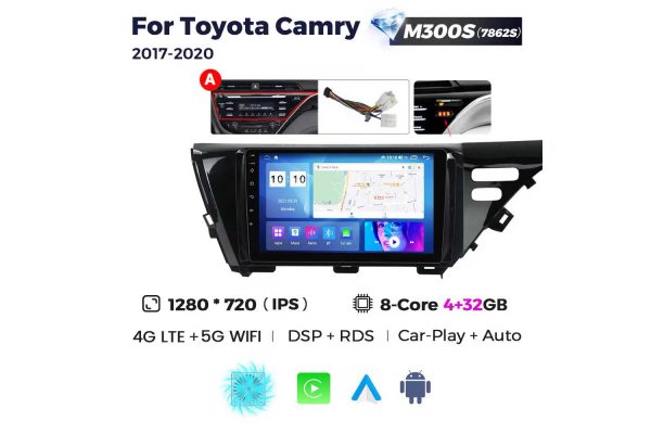 Штатная магнитола для Toyota Camry (XV70) Resonance M300 HD