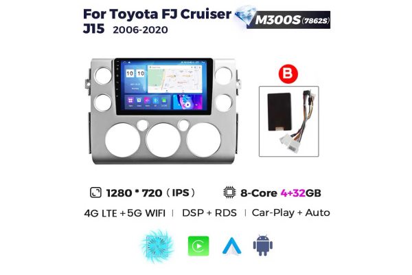 Штатная магнитола для Toyota FJ Cruiser 06-20 Resonance M300 2K