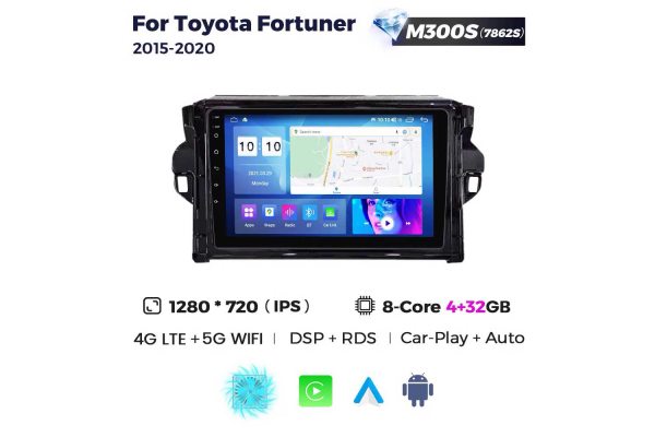 Штатна магнітола для Toyota Fortuner 15-20 Resonance M300 HD