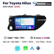 Штатная магнитола для Toyota Hilux 15-22 Resonance M300 HD