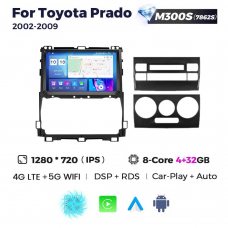Штатная магнитола для Toyota Land Cruiser Prado (J120) Resonance M300 2K