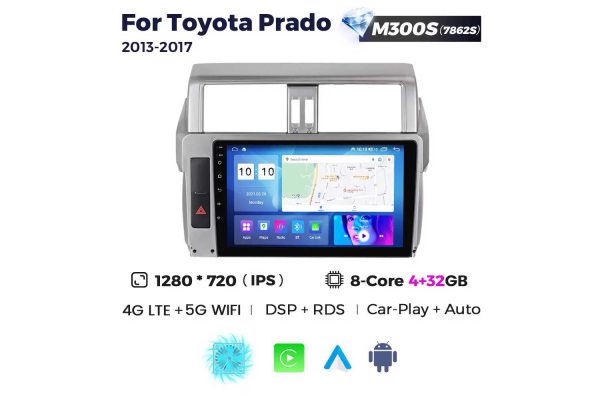 Штатная магнитола для Toyota Land Cruiser Prado (J150) 13-17 Resonance M300 HD