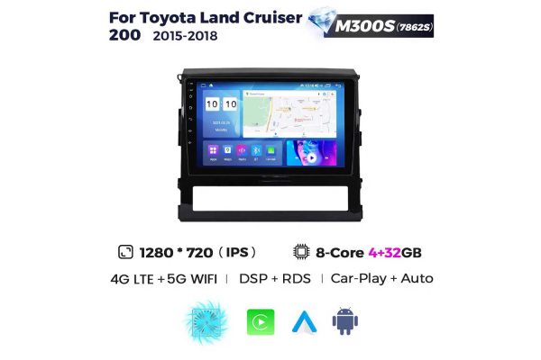 Штатна магнітола для Toyota Land Cruiser 200 15-18 Resonance M300 2K