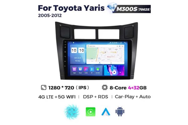 Штатная магнитола для Toyota Yaris 05-12 Resonance M300 HD