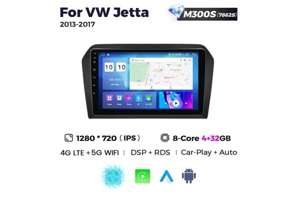Штатна магнітола для Volkswagen Jetta 13-17 Resonance M300 HD