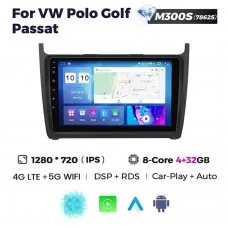 Штатная магнитола для Volkswagen Passat, Polo, Golf 12-20 Resonance M300 HD