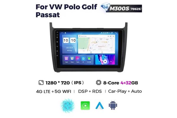 Штатна магнітола для Volkswagen Passat, Polo, Golf 12-20 Resonance M300 HD