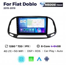 Штатная магнитола для Fiat Doblo 15-21 Resonance M500 2K