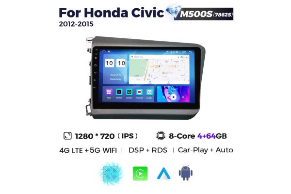 Штатная магнитола для Honda Civic 12-15 Resonance M500 HD