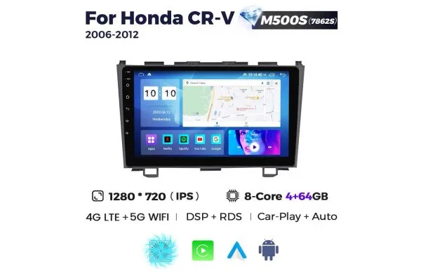 Штатная магнитола для Honda CR-V 06-12 Resonance M500 2K