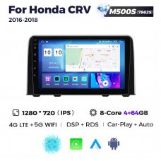 Штатна магнітола для Honda CR-V 16-18 Resonance M500 2K