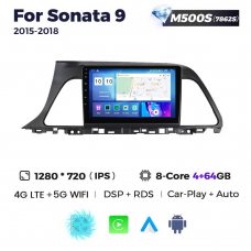 Штатная магнитола для Hyundai Sonata 15-18 Resonance M500 2K