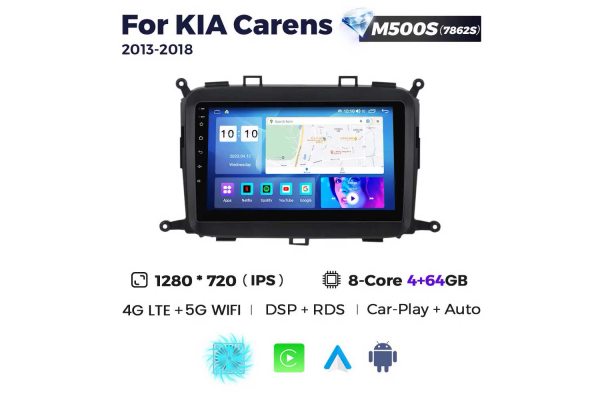Штатная магнитола для Kia Carens 12-18 Resonance M500 2K