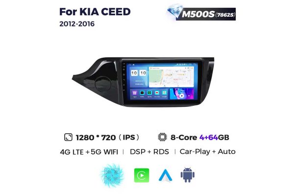 Штатная магнитола для Kia Ceed 12-16 Resonance M500 2K