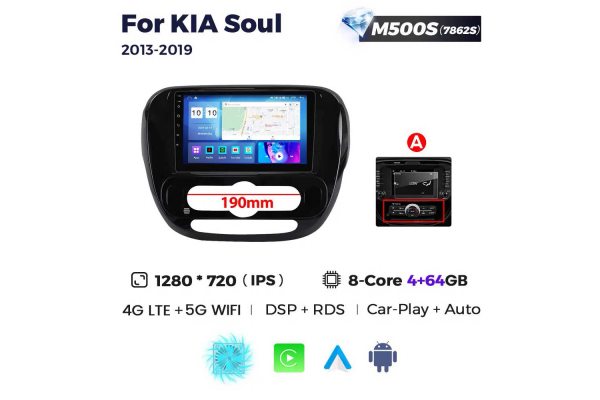 Штатная магнитола для Kia Soul 14-18 Resonance M500 2K