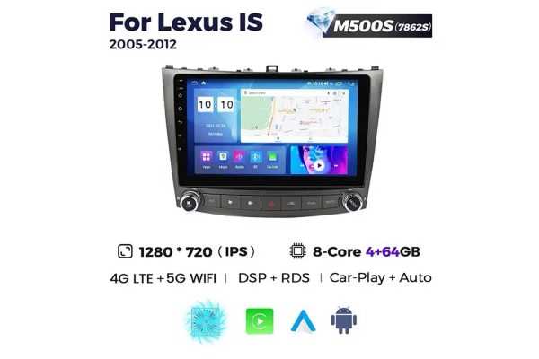 Штатна магнітола для Lexus IS 05-12 Resonance M500 2K