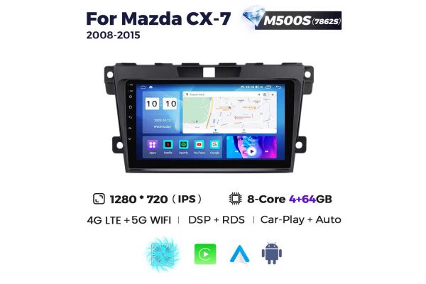 Штатная магнитола для Mazda CX-7 2006-2012 Resonance M500 2K