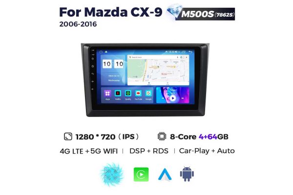 Штатна магнітола для Mazda CX-9 2006-2016 Resonance M500 2K