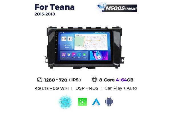 Штатна магнітола для Nissan Teana 13-18 Resonance M500 HD
