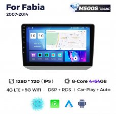 Штатная магнитола для Skoda Fabia 07-14 Resonance M500 2K