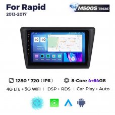 Штатная магнитола для Skoda Rapid 12-17 Resonance M500 HD