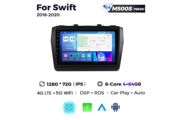 Штатна магнітола для Suzuki Swift 17-20 Resonance M500 2K