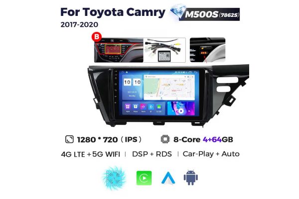 Штатна магнітола для Toyota Camry (XV70) Resonance M500 2K