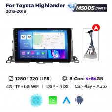 Штатная магнитола для Toyota Highlander 13-18 Resonance M500 HD