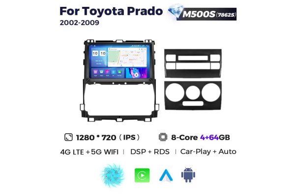 Штатная магнитола для Toyota Land Cruiser Prado (J120) Resonance M500 HD