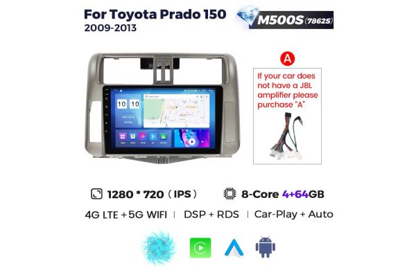 Штатна магнітола для Toyota Land Cruiser Prado (J150) 09-13 Resonance M500 2K