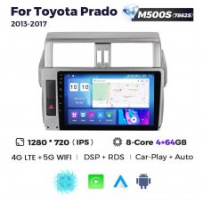 Штатная магнитола для Toyota Land Cruiser Prado (J150) 13-17 Resonance M500 2K