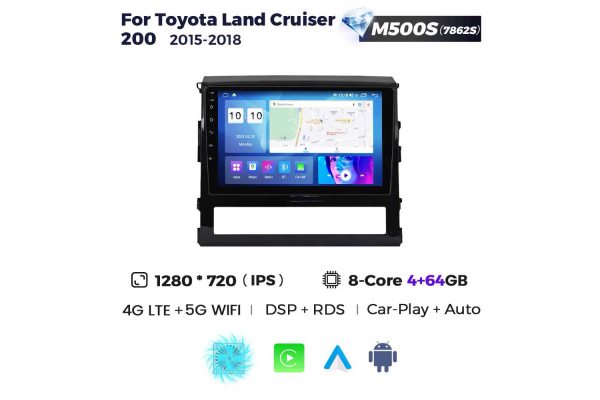 Штатная магнитола для Toyota Land Cruiser 200 15-18 Resonance M500 2K