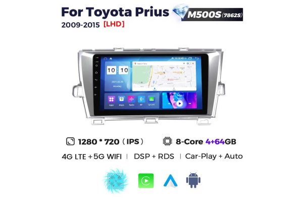 Штатна магнітола для Toyota Prius 09-15 Resonance M500 2K