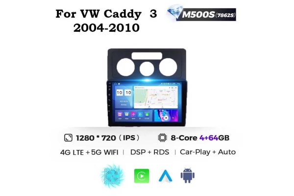 Штатна магнітола для Volkswagen Caddy 04-10 Resonance M500 HD