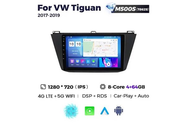 Штатна магнітола для Volkswagen Tiguan 17-19 Resonance M500 HD