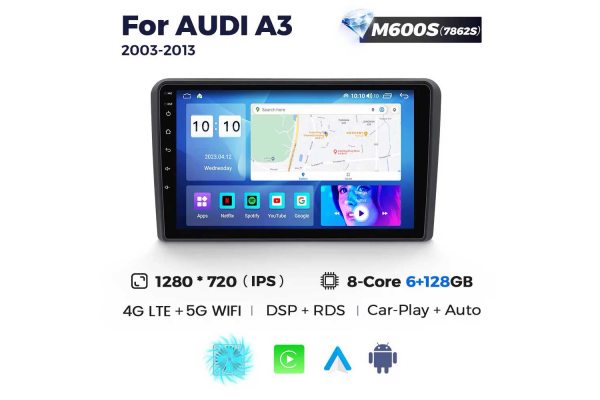 Штатна магнітола для Audi A3 03-12 Resonance M600 2K