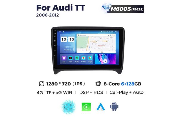 Штатная магнитола для Audi TT 06-14 Resonance M600 2K