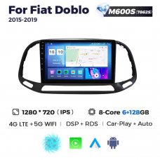 Штатна магнітола для Fiat Doblo 15-21 Resonance M600 HD