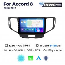 Штатна магнітола для Honda Аccord 07-12 Resonance M600 HD