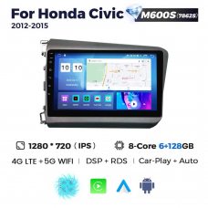 Штатна магнітола для Honda Civic 12-15 Resonance M600 HD