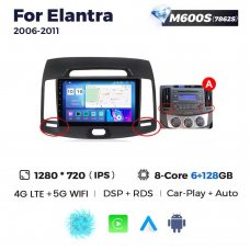 Штатная магнитола для Hyundai Elantra 06-11 Resonance M600 HD