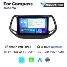 Штатна магнітола для Jeep Compass 16-18 Resonance M600 2K