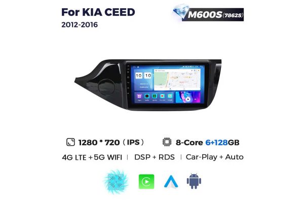 Штатная магнитола для Kia Ceed 12-16 Resonance M600 HD