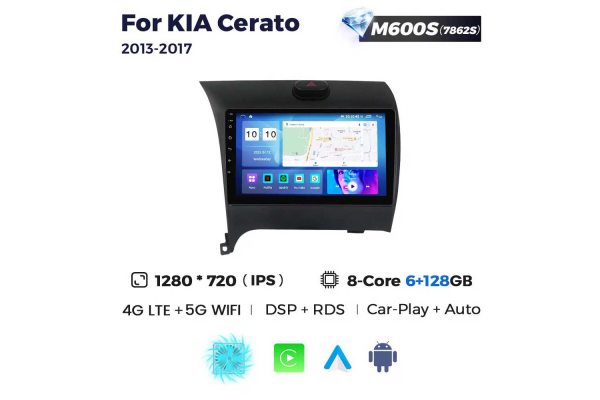 Штатная магнитола для Kia Cerato 13-17 Resonance M600 2K