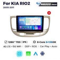 Штатна магнітола для Kia Rio 05-11 Resonance M600 2K