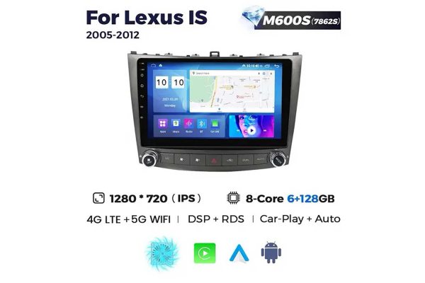 Штатная магнитола для Lexus IS 05-12 Resonance M600 2K