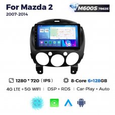 Штатная магнитола для Mazda 2 07-14 Resonance M600 2K