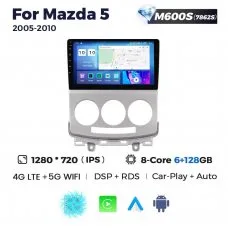 Штатная магнитола для Mazda 5 05-10 Resonance M600 HD