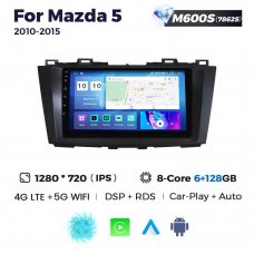 Штатная магнитола для Mazda 5 10-15 Resonance M600 2K