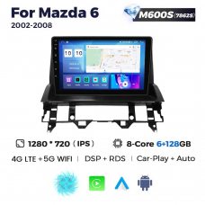 Штатная магнитола для Mazda 6 02-08 Resonance M600 HD